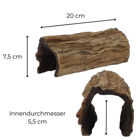 Aquarium Deko Baumrinde Baumstamm Fisch Wels Ablaich Höhle Reptilien