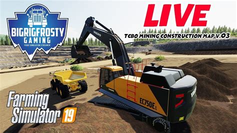 Replay With Live Chat Mining Work On TCBO Contruction Map FS19 On PC