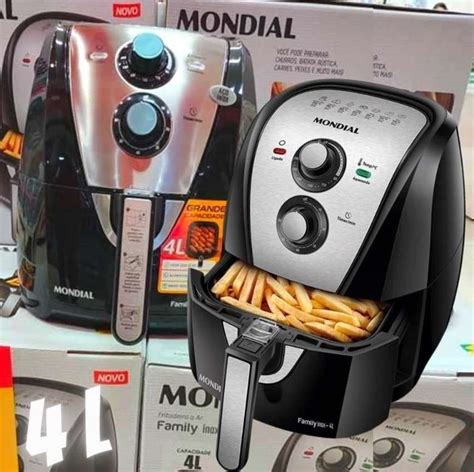 Fritadeira Sem Óleo Air Fryer Afn 40 bft 4l 1500w Mondial Cor Preto