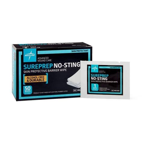 Sureprep No Sting Skin Protectant Wipes