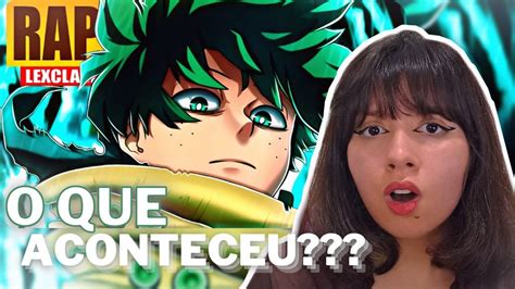 COMO UM VIGILANTEEEEE REACT Rap Do Deku Dark Vigilante Deku