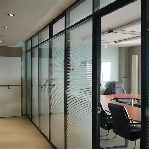 Interior Soundproof Pdlc Smart Film Privacy Switchable Office Double Glazed Glass Partition