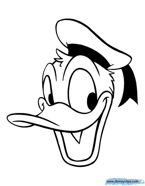 Disney Coloring Pages Donald Duck Clip Art Library