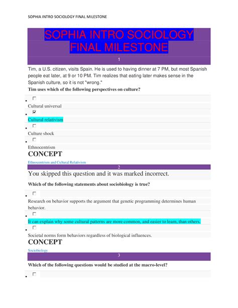 Milestone 2 Unit 2 Sophia Conflict Resolution