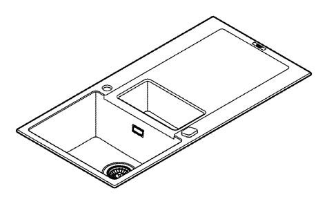 Grohe K500 Komposit Einbauspüle mit Abtropfbecken und Abtropffläche