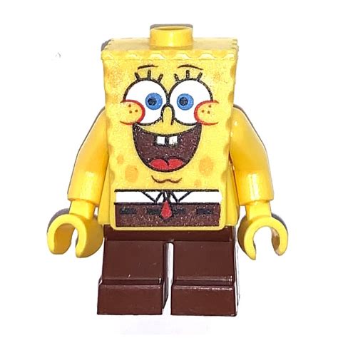 Lego Spongebob Squarepants Head With Large Open Smile