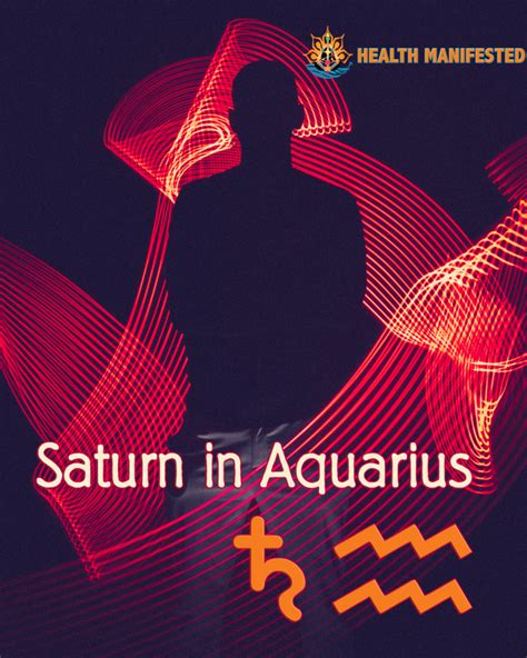 Saturn In Aquarius Health Manifested Community