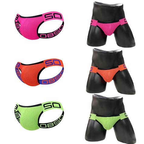 Mens Underwear Sexy Gay Lingerie Man Mesh Slip Bikini Jockstrap Briefs Men Tanga Shorts