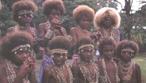 Melanesian People The Worlds Only Natural Black Blondes Pulse Nigeria