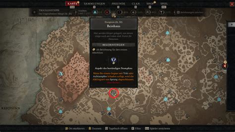 Beinhaus Eingang und Dungeon Guide für Diablo 4 4Fansites