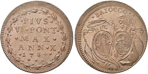 Biddr Numismatica Ranieri Auction 17 Lot 395 BOLOGNA Pio VI