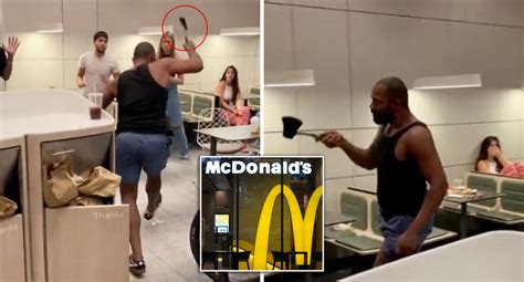 Axe Wielding Man Responds To Viral Mcdonalds Rampage Fun Chase