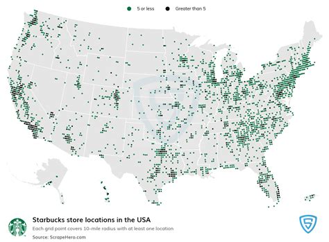 List Of All Starbucks Store Locations In The Usa Scrapehero Data Store