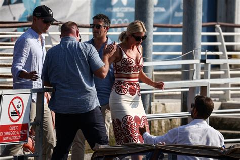 Ivanka Trump’s son steals show as family arrive for Jeff Bezos’ Venice