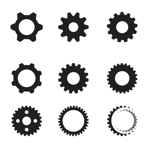 Gear Logo Template Vector Icon Illustration Design 6905945 Vector Art