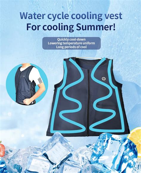 2024 Water Cooled Suit Vest For Men Women Workers Outdoor Jacket