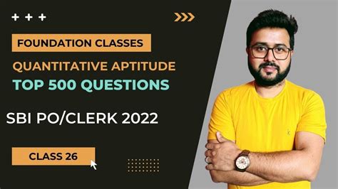 9 30 PM Quant Top 500 Questions For SBI PO Clerk 2022 Class 26