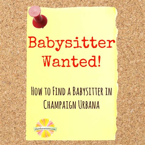 How To Find A Babysitter In Champaign Urbana