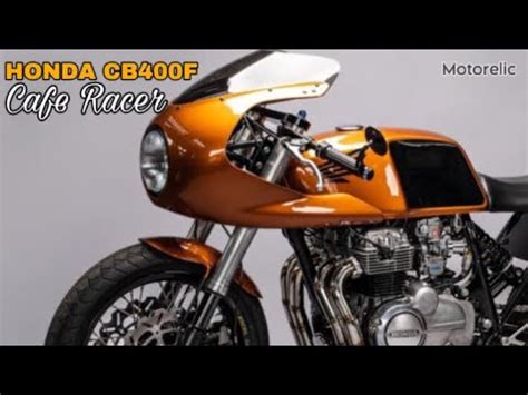 Cafe Racer Honda Cb F Custom By Motorelic Youtube