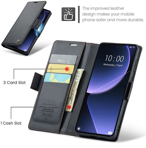 Laimtop Xiaomi T H Lle Leder Brieftasche Kartenfach Schutzh Lle Mit