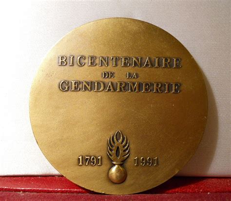 Grande Medaille Gendarmerie Nationale Bicentenaire Ebay