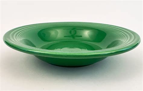 Medium Green Vintage Fiestaware Deep Plate