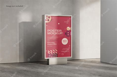 Premium Psd Indoor Poster Mockup