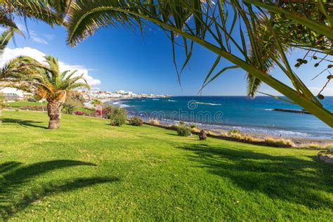 Torviscas Beach Playa De Torviscas Near El Duque Castle Tenerife