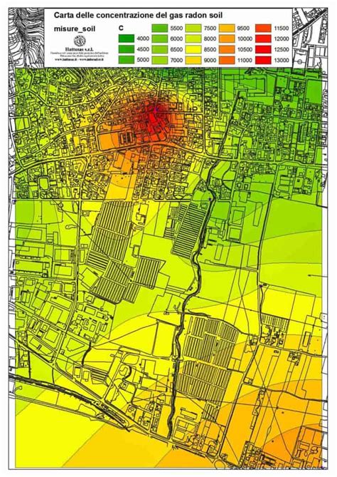 Mappatura Del Rischio Radon San Paolo Dargon Misurazione Radon