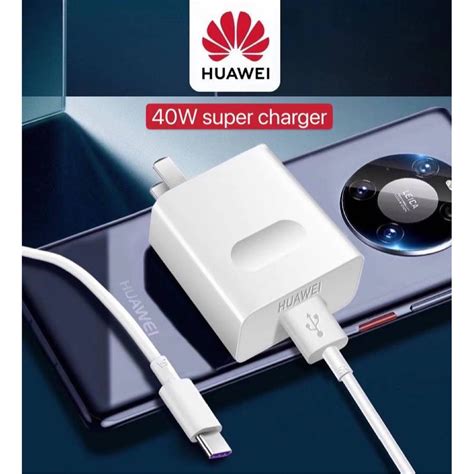 Huawei Original W V A Super Charging Fast Charger With A Type C