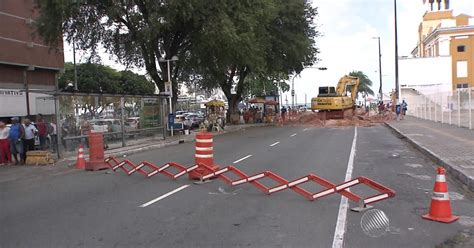 G Obras Desviam Tr Fego E Deixam Tr Nsito Lento Na Avenida Da Fran A