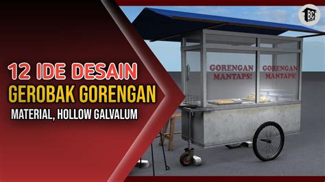 Desain Gerobak Gorengan Gerobak Gorengan Simple Dengan Modal Murah