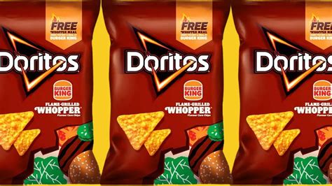 Whopper Flavored Doritos Burger King Joins Forces With Brand For