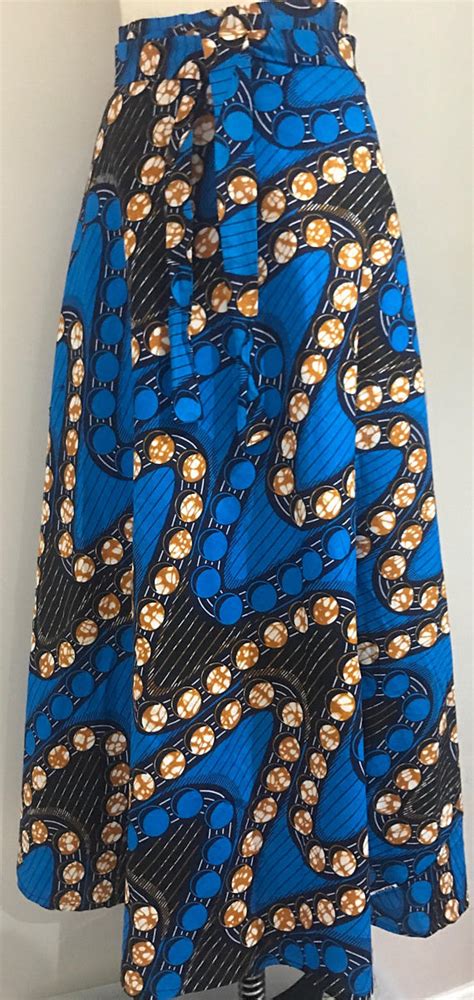 African Print Wrap Skirt Africabaie