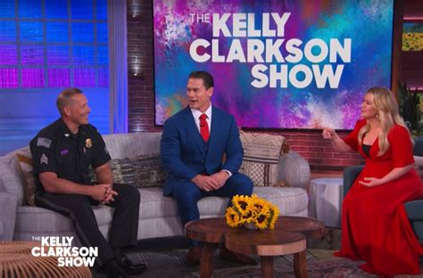 John Cena and Brother, North Shore Police Officer Dan Cena, on the Kelly Clarkson Show ...