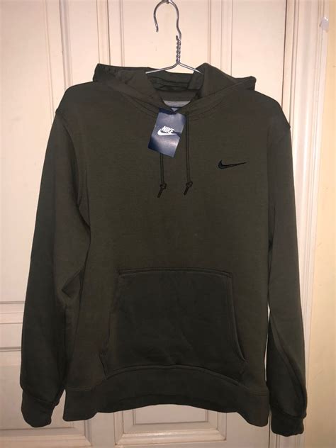 Bnwt Dark Green Nike Hoodie Mens Fashion Tops And Sets Hoodies On