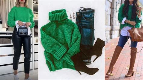 Looks Irresistibles Deslumbra Con El Jersey Verde De Temporada