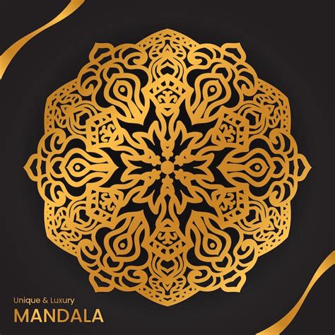 Mod Le Vectoriel De Mandala Au Henn Avec Des Formes Organiques