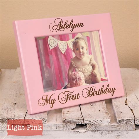 Personalized 1st Birthday Gift First Birthday Frame First