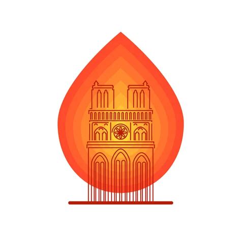 Grafika Wektorowa Katedra Notre Dame Katedra Notre Dame Obrazy