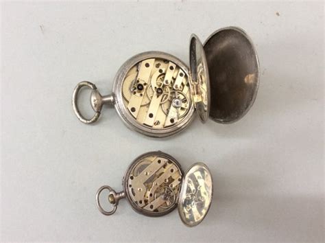 Antique French Pocket Watch And Fob Watch Both Spares Gem