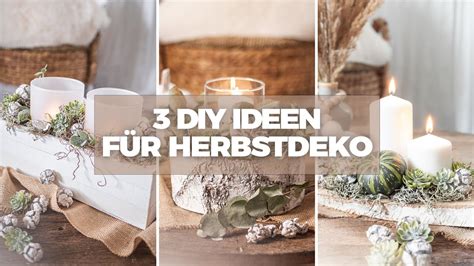 Einfache Herbstdeko selber machen Teil 1 3 DIY Ideen für Herbstdeko