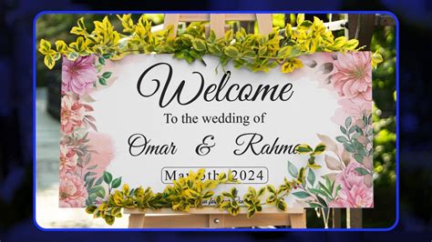 BARASHADA ADOBE ILLUSTRATOR 2023 SIDA LOO SAMEEYO WEDDING WELCOME