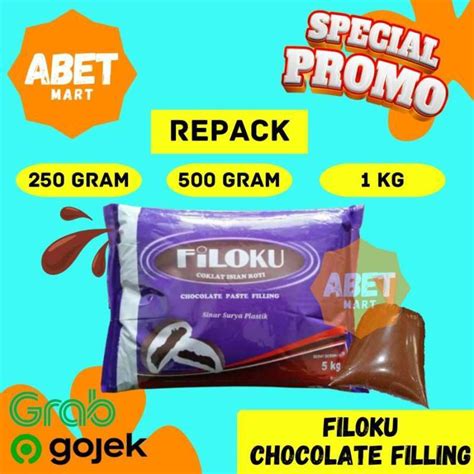 Jual Filoku Cokelat Filling Kemasan Repack Gr Gr Kg Viloku