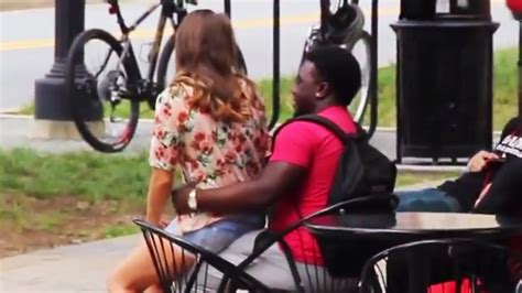 Girl Sitting On Guys Social Experiment