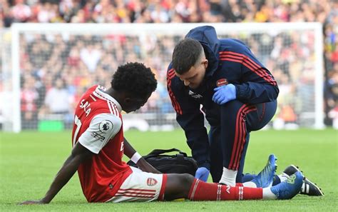 Mikel Arteta Gives Update On Bukayo Saka S Injury Notjustok