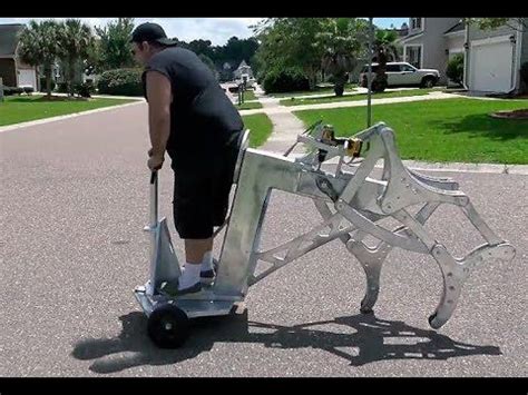 Drill Powered Walking Machine Youtube Walking Machine Walking Drill