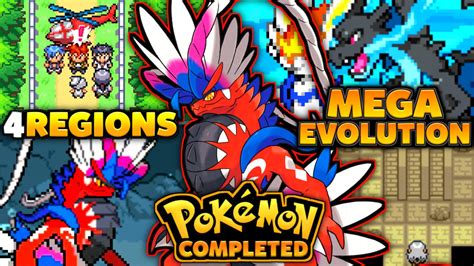 Pokemon GBA Rom Hack 2023 With Mega Evolution 4 Regions New Story