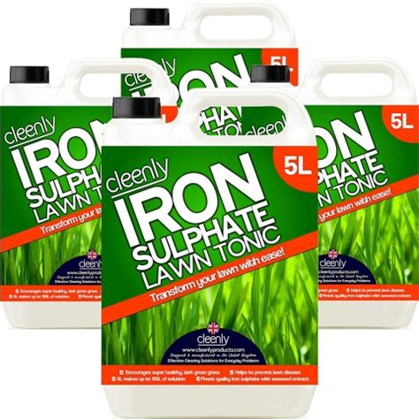 Cleenly Liquid Iron Sulphate and Lawn Tonic Fertiliser 5L - Cleenly