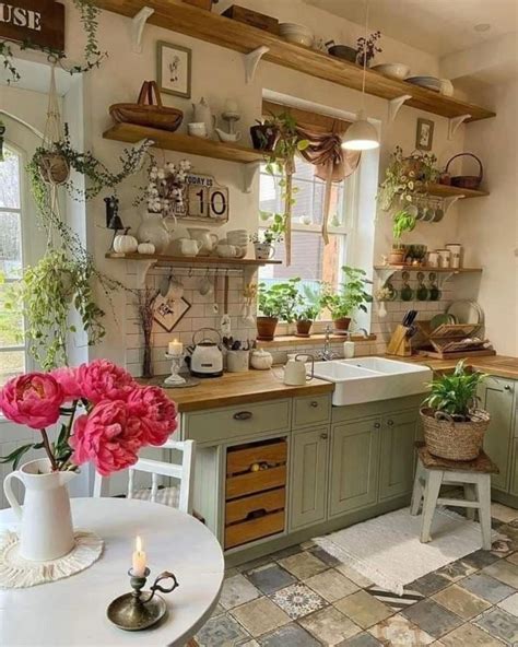 Cottage Core Kitchen Home Decor Kitchen Rustic Kitchen Home